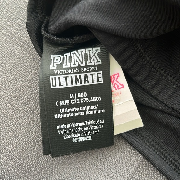 NWT PINK Ultimate Sports Bra M - Picture 4 of 6